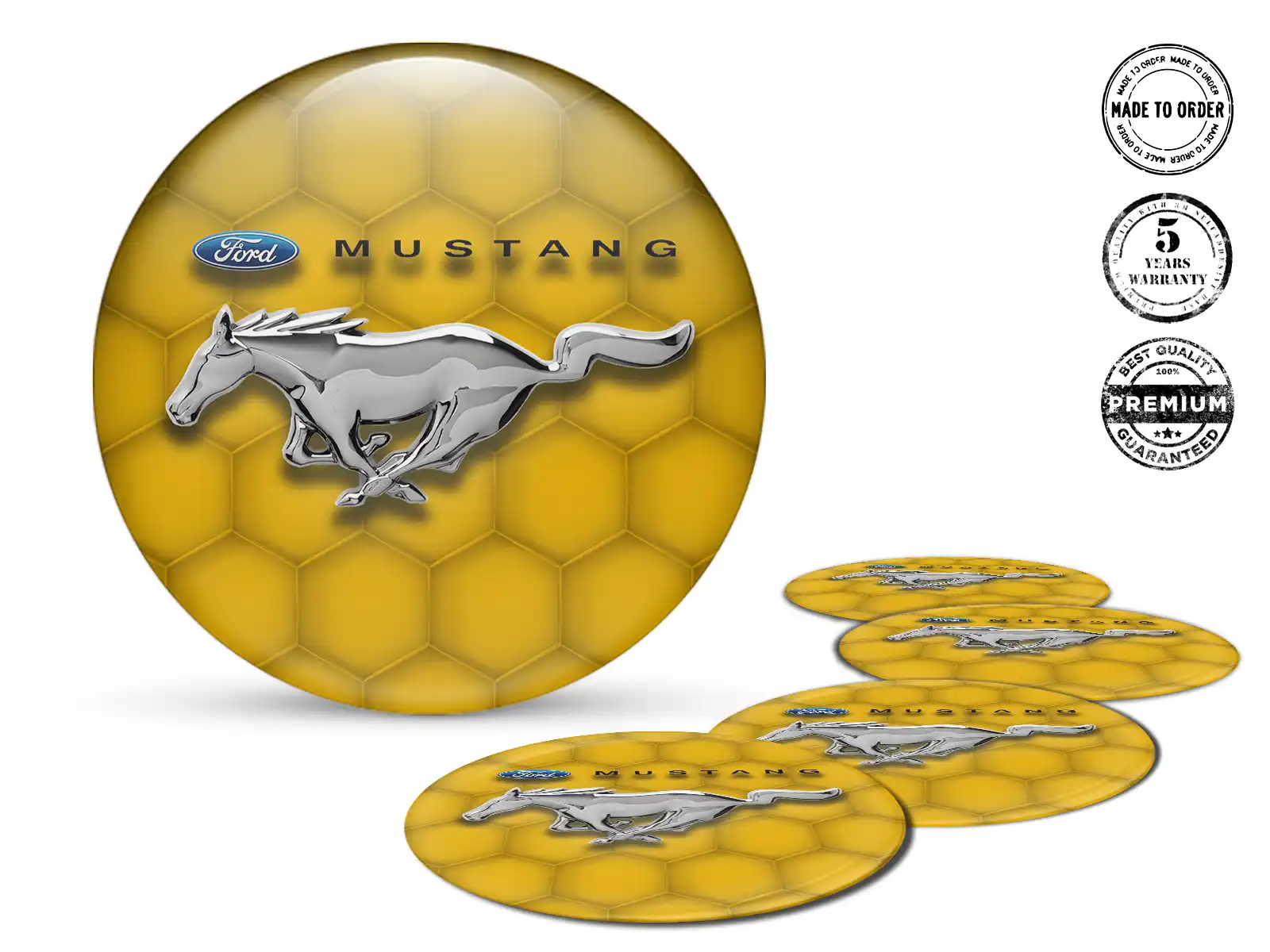 Ford Decalcomania Cerchio Auto Emblemi Alta Qualità